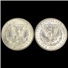 Image 2 : (2) 1883 Morgan Silver Dollars CLOSELY UNC