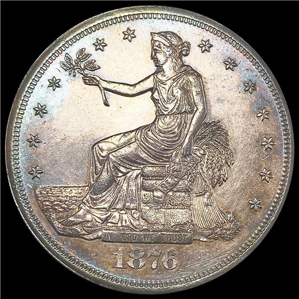 1876-S Silver Trade Dollar UNCIRCULATED