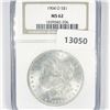Image 1 : 1904-O Morgan Silver Dollar NGC-MS62