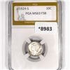 Image 1 : 1924-S Mercury Silver Dime PGA-MS63 FSB