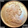 Image 1 : 1804 Draped Bust Half Cent GEM BU