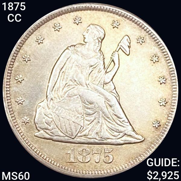 1875-CC Seated Liberty Twenty Cent UNC