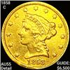 Image 1 : 1858-C $2.50 Gold Quarter Eagle CLOSELY UNC