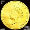 1855-D TY2 Rare Gold Dollar CHOICE AU