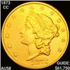 1873-CC $20 Gold Double Eagle CHOICE AU