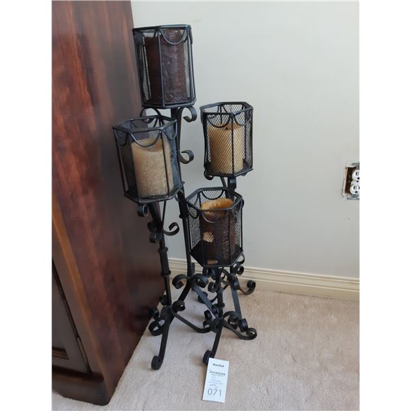 Metal Candle Holders Cat A