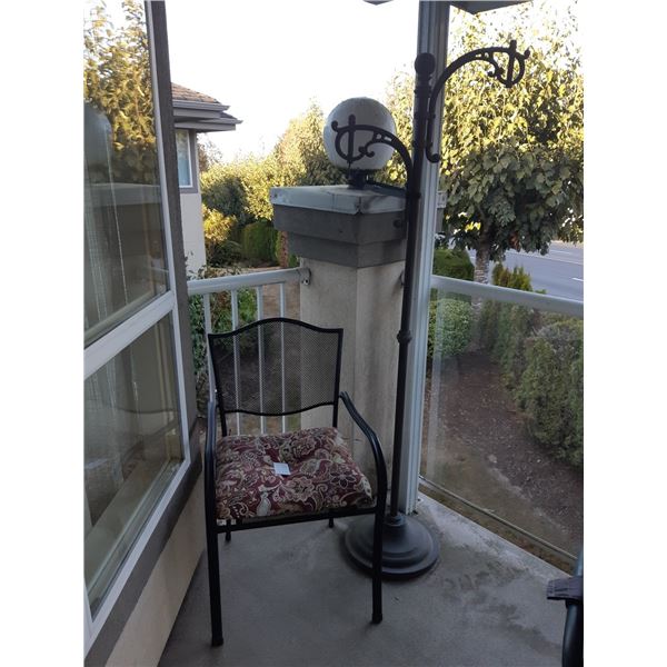 Metal Plant Pole & Chair Cat C