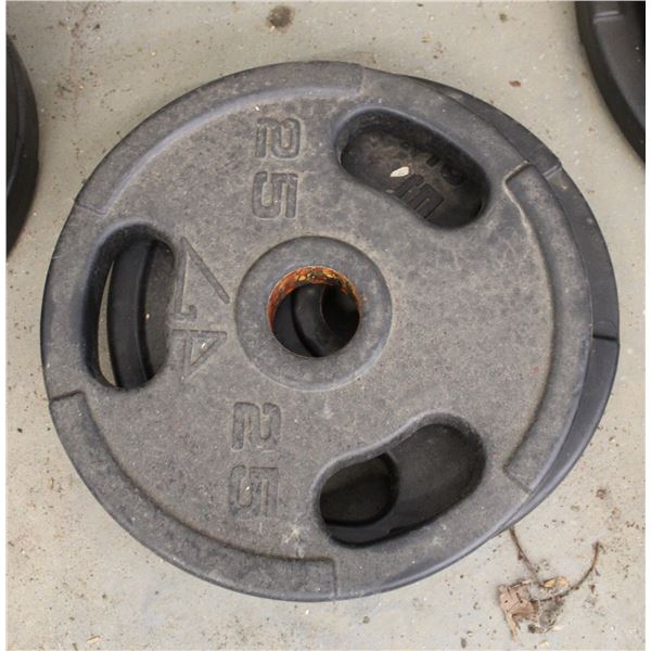 TWO 25 POUND PLATES