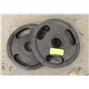 Image 1 : TWO 10 POUND PLATES