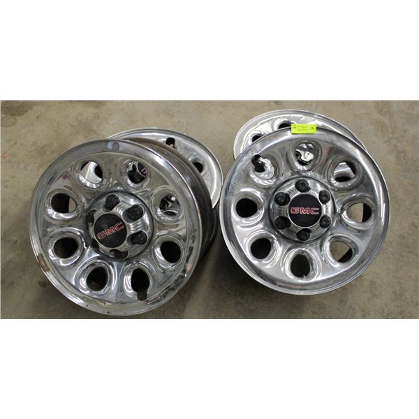 CHROME GMC WHEELS