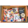 Image 1 : LARGE BOX WITH TIRE REPAIR KITS AND SUPPLIES