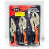 NEW ITC 3PC LOCKING PLIER SET