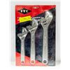 Image 1 : NEW ITC 3PC ADJUSTABLE WRENCH SET