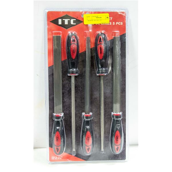 NEW ITC 5PC FILE SET