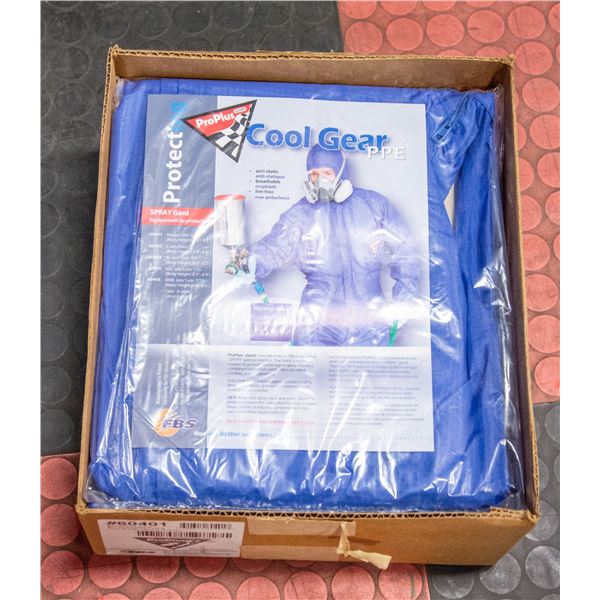 BOX OF PAINTING COVERALLS SIZE MEDIUM