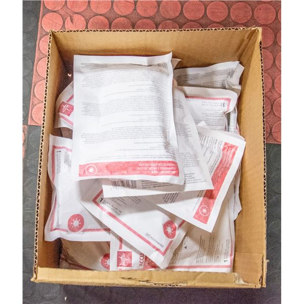 BOX OF ACCU-THERM MEDLINE HOT PACKS