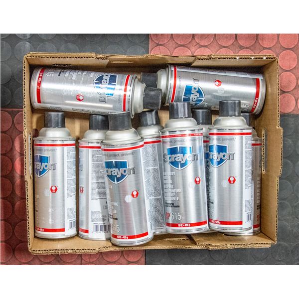 BOX OF 10 HEAVY DUTY SPRAYON PAINT REMOVER