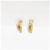 Image 1 : PAIR OF EARRINGS W/ SWAROVSKI CRYSTALS