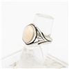 Image 2 : LADIES SILVER RING WITH WHITE STONE SIZE 7.5