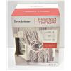 Image 1 : BROOK STONE HEATED THROW 50 IN X 60 IN