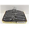 Image 1 : FLAT OF 24 CROQUETTE BRAND SILK HANGERS