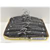 Image 1 : FLAT OF 24 CROQUETTE BRAND SILK HANGERS