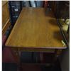 Image 1 : ANTIQUE SOLID WOOD DINING TABLE 68X37X29
