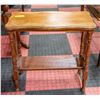 Image 1 : ANTIQUE MAGAZINE STAND SIDE TABLE H-24" W-11.5"