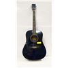 Image 1 : SEGOVIA ACOUSTIC GUITAR BLUE WITH SOFTCASE