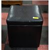 Image 1 : LEATHERETTE STORAGE OTTOMAN