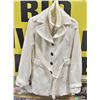 Image 1 : LADIES WHITE RICKI'S JACKET 3/4 LENGTH