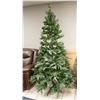 Image 1 : NEW GLUCKSTEIN HOME 7FT WHT CHRISTMAS TREE PRELIT