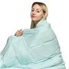 Image 1 : NEW QUEEN SIZE LIGHT GREEN WEIGHTED BLANKET
