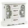 Image 1 : NEW WHITE ANTIQUED JEWELLERY BOX/CABINET
