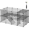 Image 1 : NEW SONGMICS SMALL ANIMAL METAL PET PLAYPEN