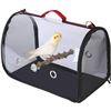 Image 2 : NEW OZUKO LIGHTWEIGHT PORTABLE BIRD CARRIER WITH
