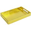 Image 1 : NEW LUXSPIRE GOLDEN PU VALET TRAY, 15 X 9.5"