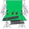 Image 1 : NEW EMART BACKDROP & UMBRELLA STUDIO LIGHTING