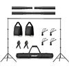 Image 1 : NEW EMART 8.5 X 10' PHOTO BACKDROP STAND KIT WITH