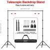 Image 2 : NEW EMART 8.5 X 10' PHOTO BACKDROP STAND KIT WITH