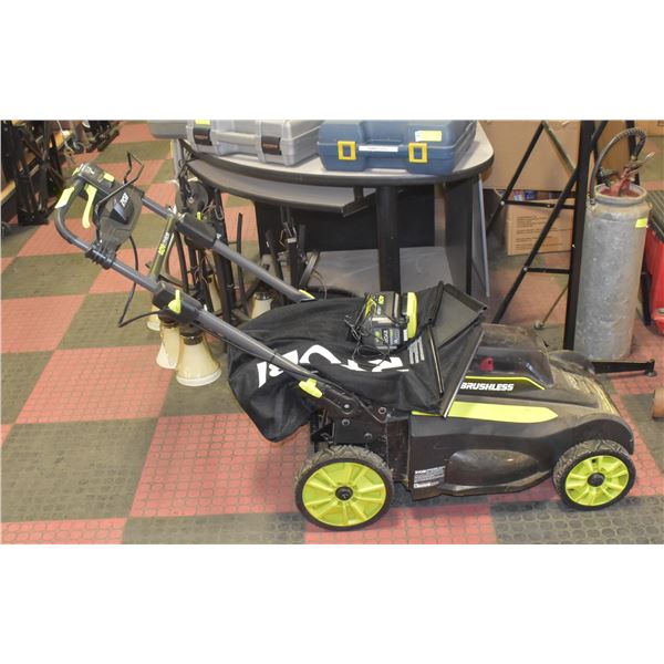 RYOBI 40V LAWNMOWER WITH BATTERY PACK