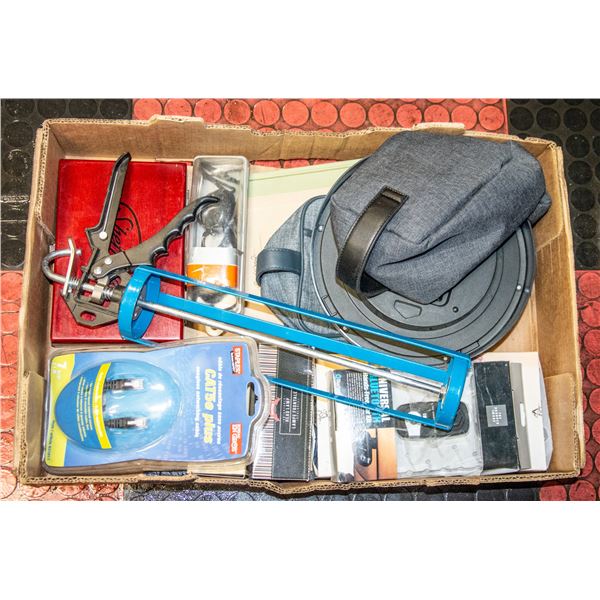 LOT OF NEW MISC ITEMS -HANDS FREE CAR BLUE TOOTH