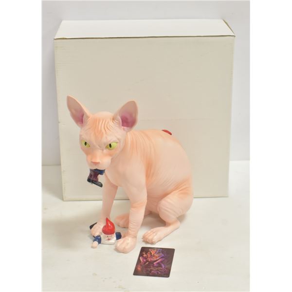 2 IN BOX GNOME CATCHING HAIRLESS CATS DECOR PCS