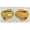 Image 1 : 2 ANTIQUE URINALS - USED AS HANGING PLANTERS