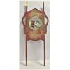 Image 1 : HAND PAINTED WOODEN SLEIGH 45" X 18"