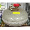 Image 1 : HEAVY CURLING ROCK, 12 INCH DIAMETER