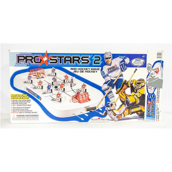 VINTAGE PRO STARS 2 ROD HOCKEY GAME