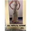 Image 2 : "Superheroes Show" Season 4 EP 8 Marilyn Monroe crinkle gold full length dress