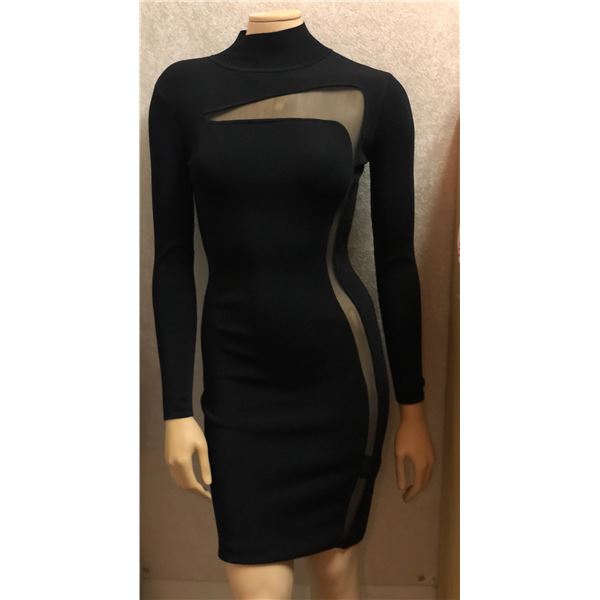  Superheroes Show  Season 7 EP 9 #10 Hero body-con style dress w/ abstract mesh panel cut-outs