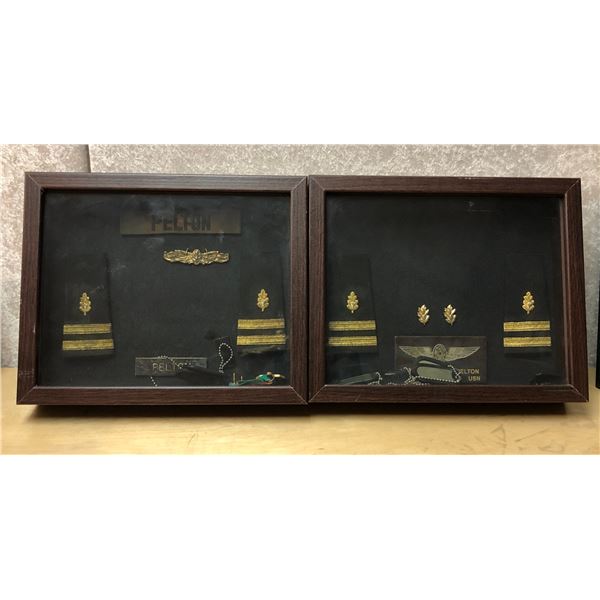  Snowpiercer  - Group of 2 custom-made Pelton framed military wall hanging